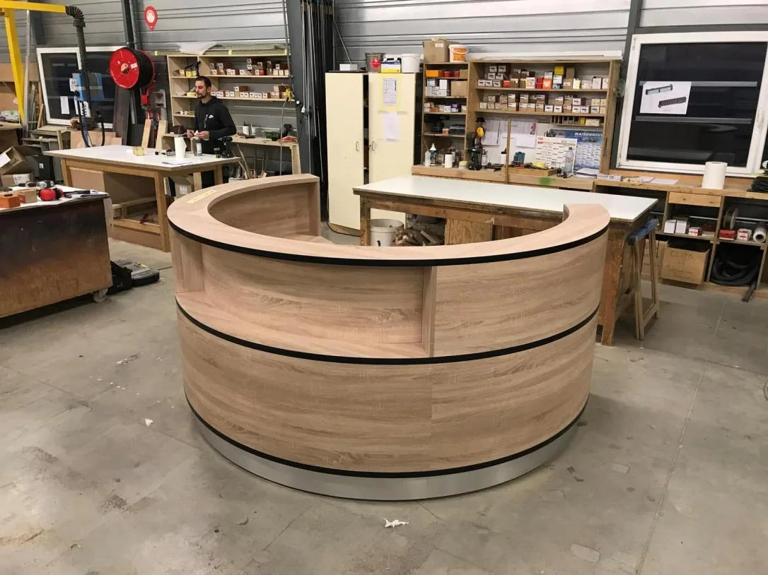 Autre forme de comptoir réalisé